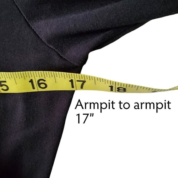 LOGO Lori Goldstein Trapeze Sharkbite Dress Chiffon Black Witchy Whimsigoth XS - Picture 9 of 14